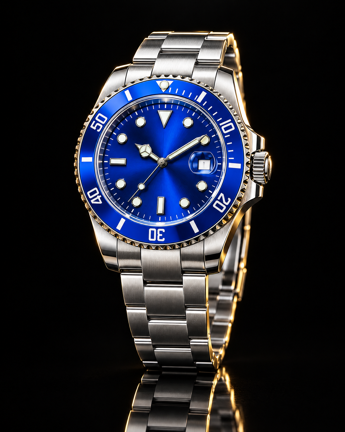 Boxster Abyss Diver Plateado-Azul