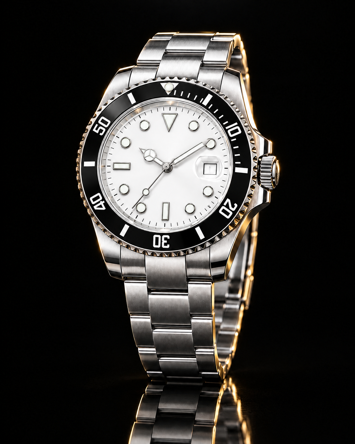 Boxster Abyss Diver Plateado-Blanco