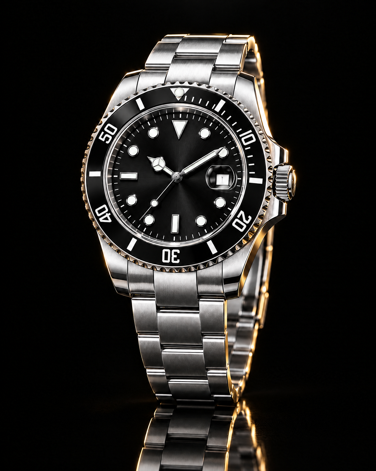 Boxster Abyss Diver Plateado-negro
