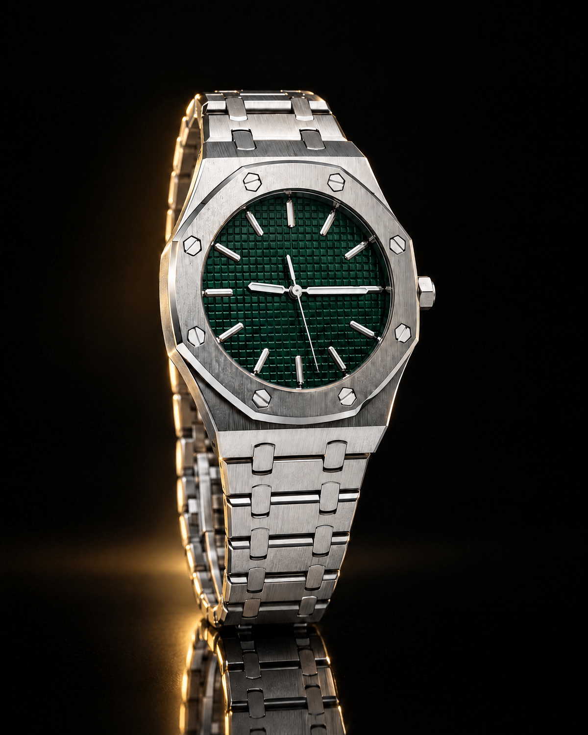 Boxster Octagon PLATEADO VERDE